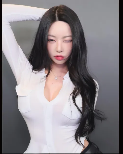 winking at the camera