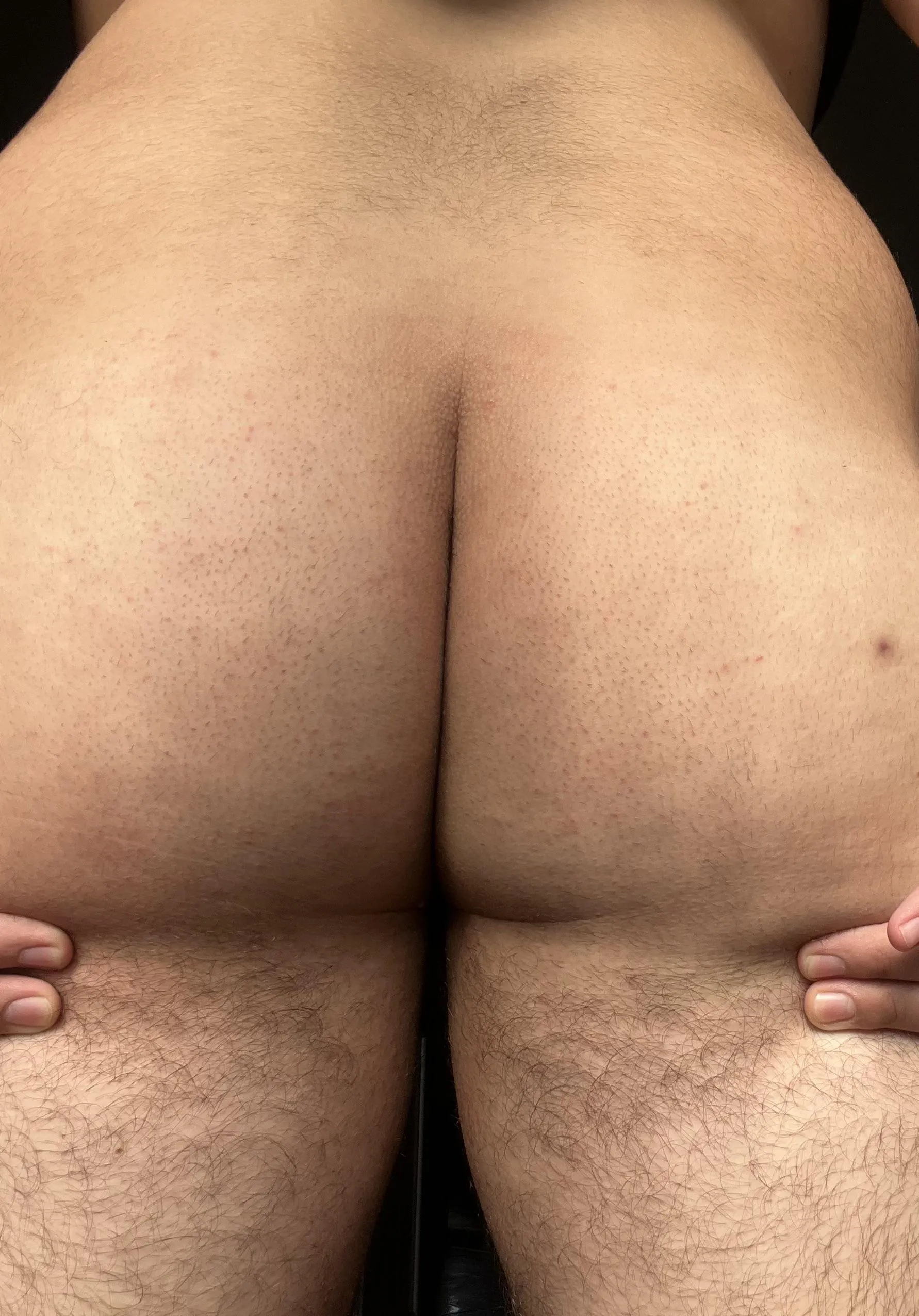 18 with a very fat ass.