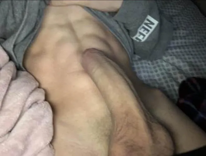 [18] would you lick my abs or my dick