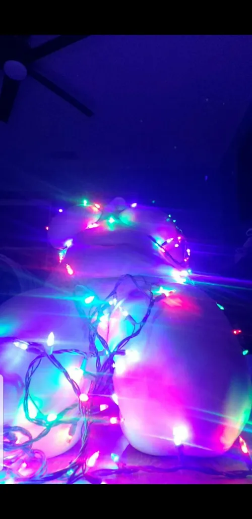 22 tie me up with Christmas lights