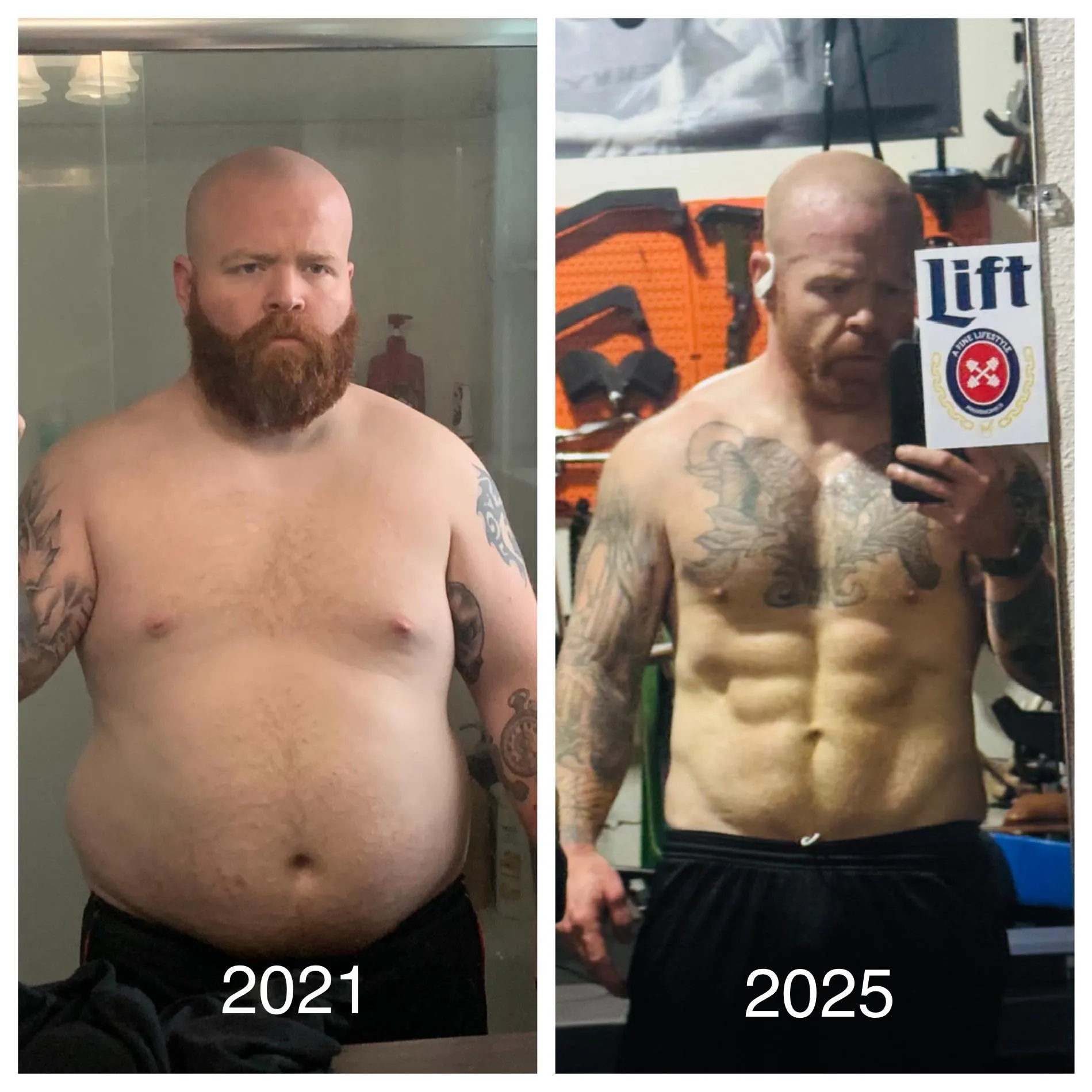 280-198lbs over 4 years