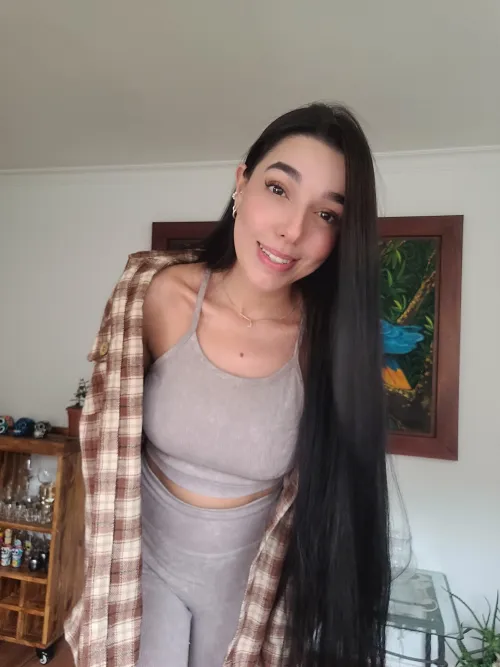 Another photo of me with my long hair