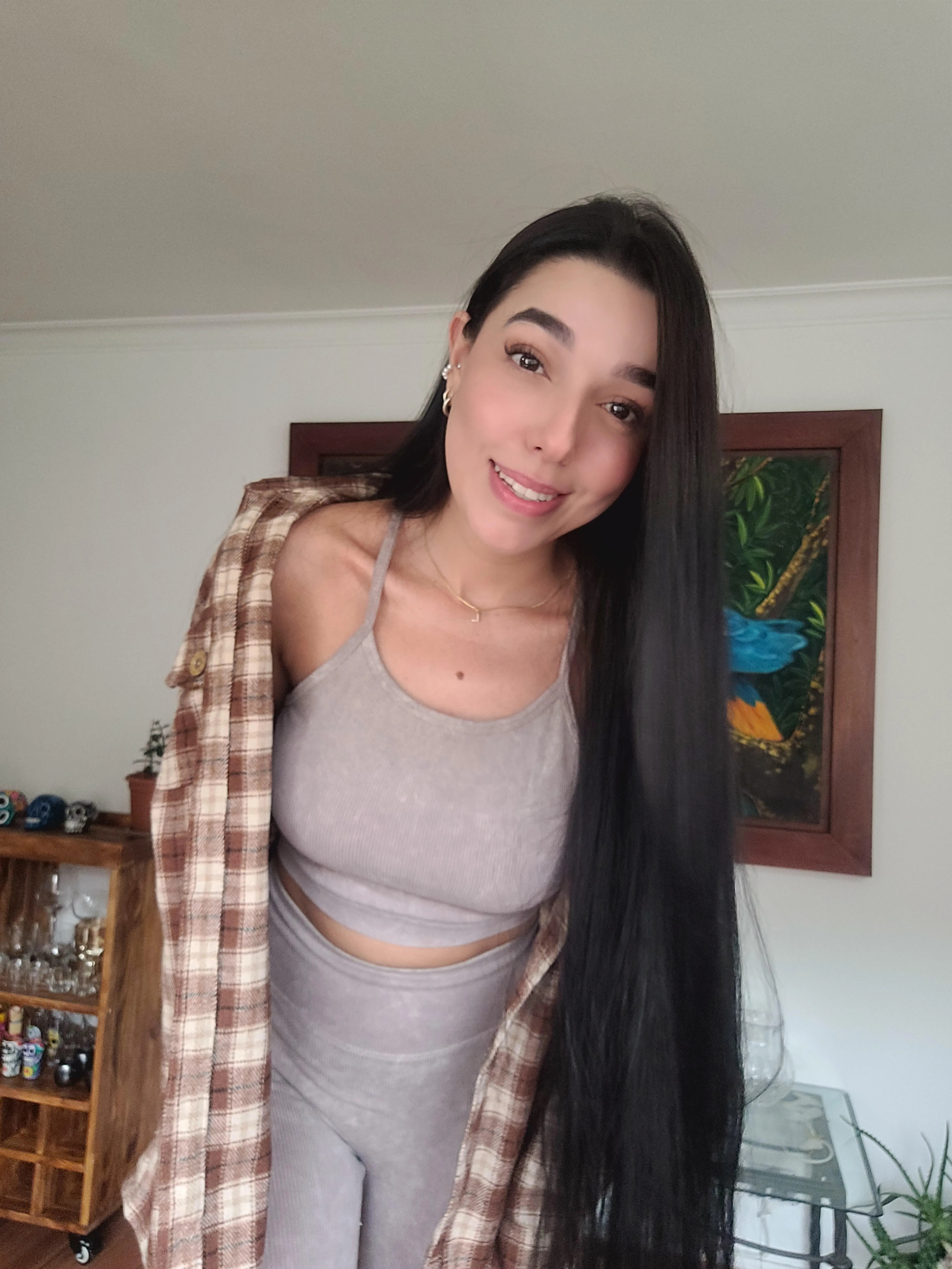 Another photo of me with my long hair