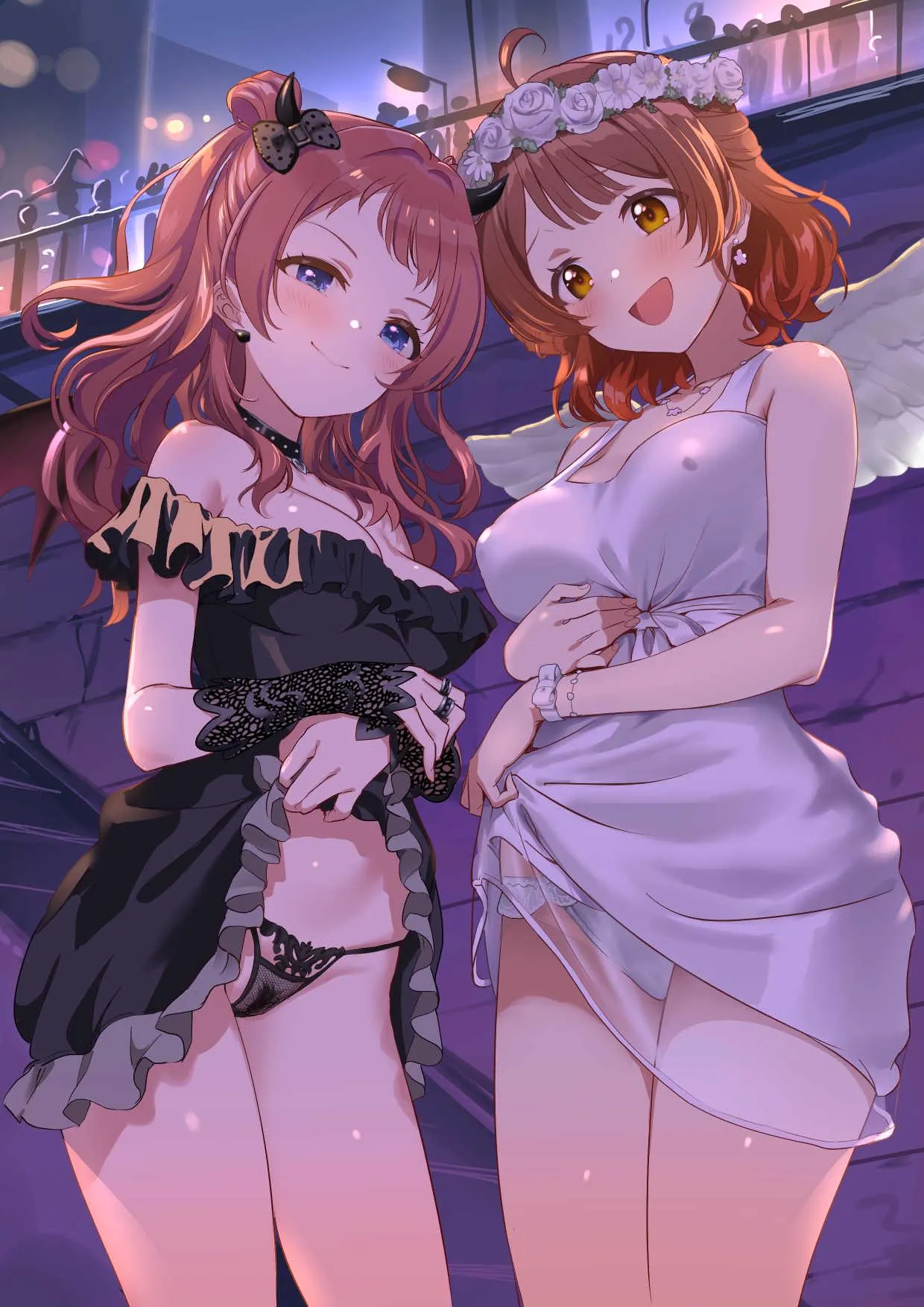 Black and White Dress Lift [Idolmaster]