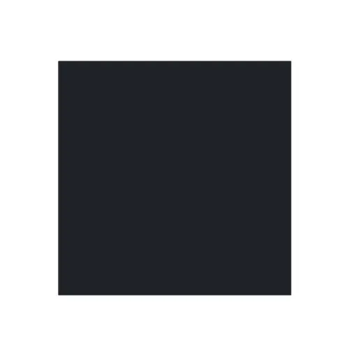 Dark grey square on a white  background