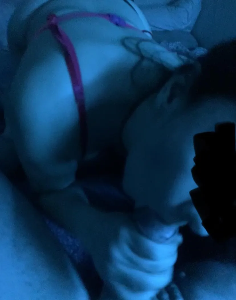 devouring hard dick last night