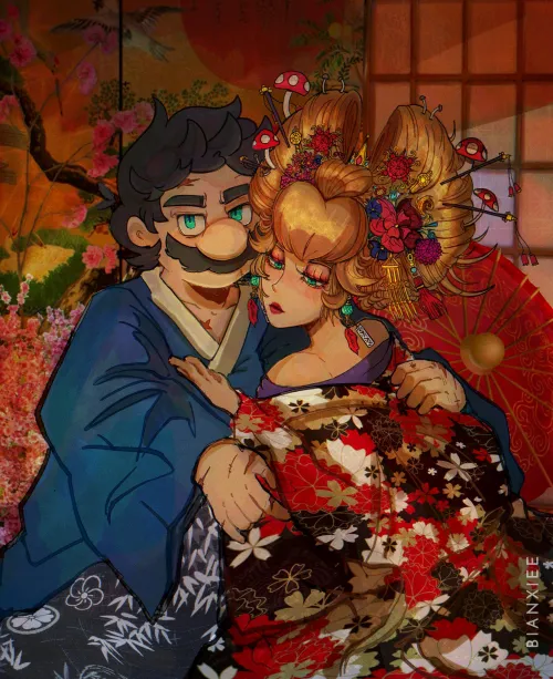 His Geisha (Bianxiee art)