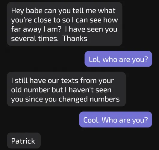 i ended up figuring out that he was a legitimate client but....