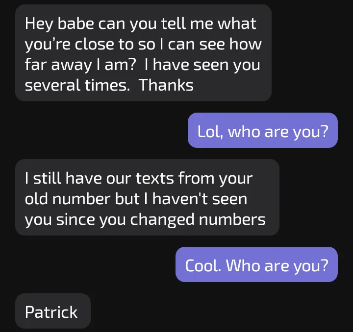 i ended up figuring out that he was a legitimate client but....