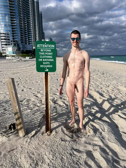 My first time at Haulover Beach in Miami
