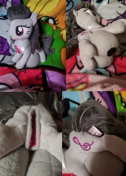NSFW fuckable female MLP/My little pony mare Octavia Melody with useable equine pussy and big crotchboobs with nipples