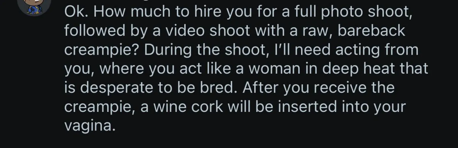 One of my most wildest messages lol