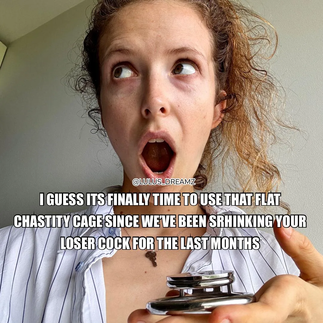 Ready, set, cage! Let's make that flat chastity cage part of your daily routine.