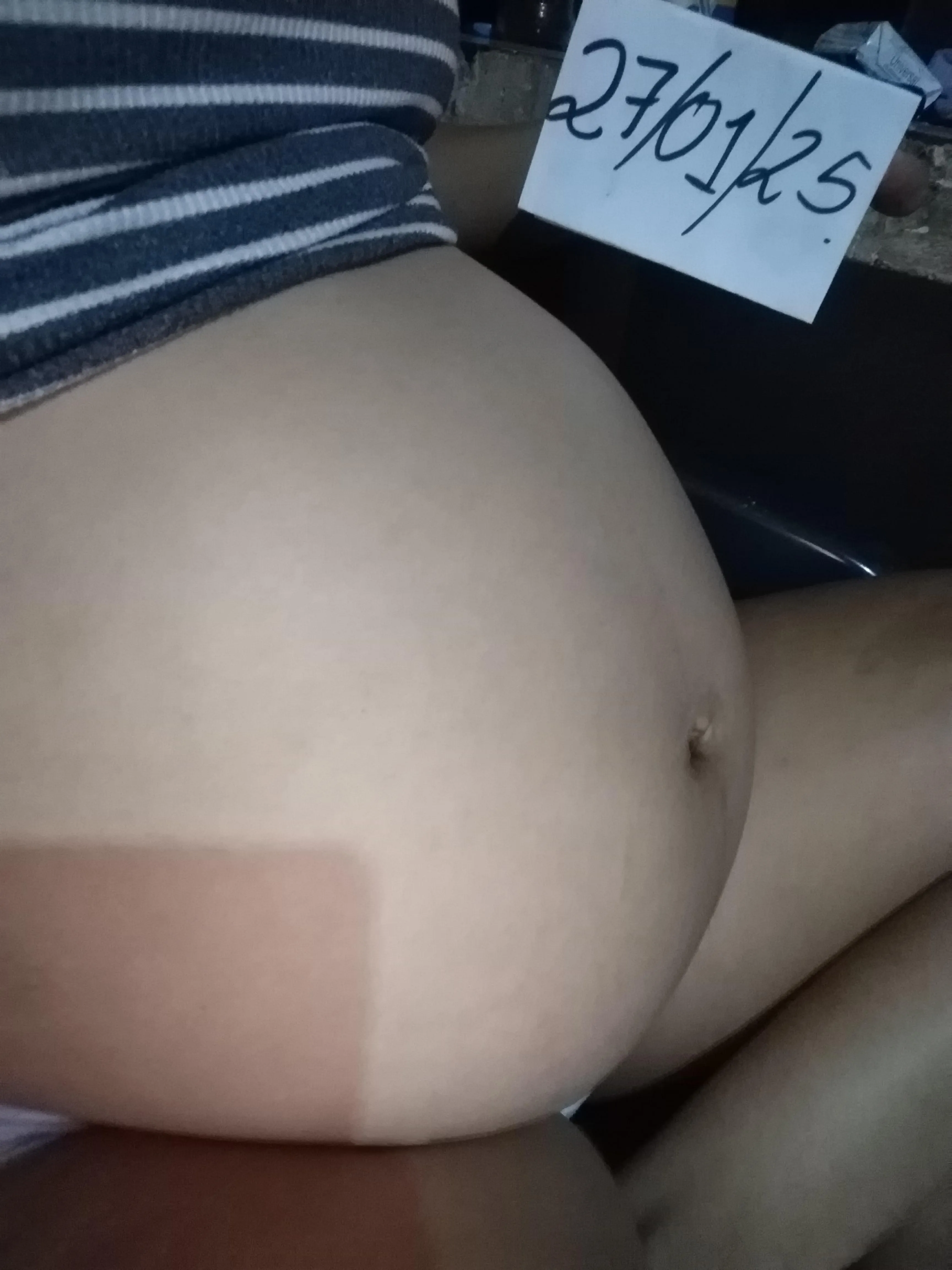 Shall we play with my pregnant belly for a while? Write me
