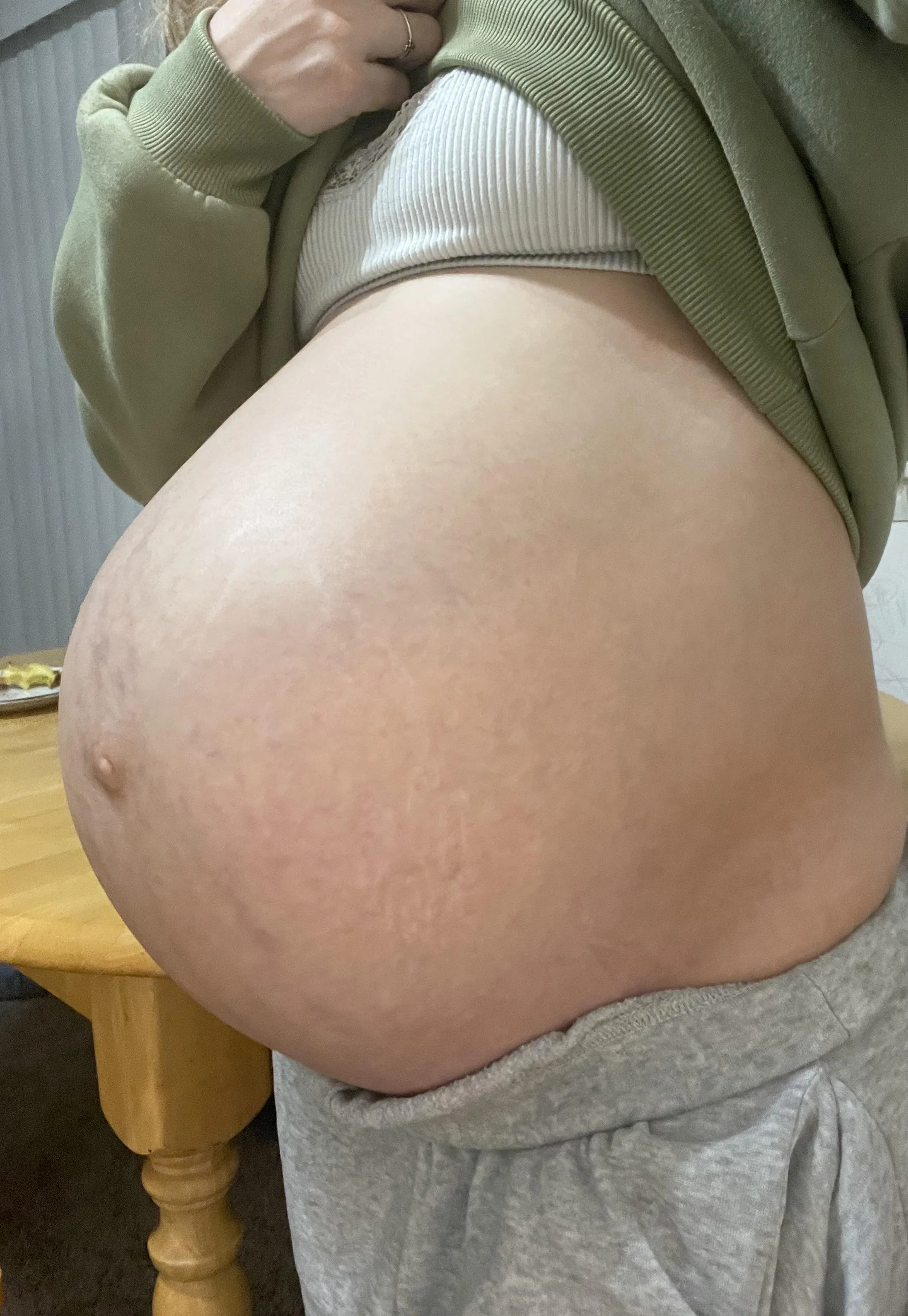 This was my last bump photo @42 weeks pregnant