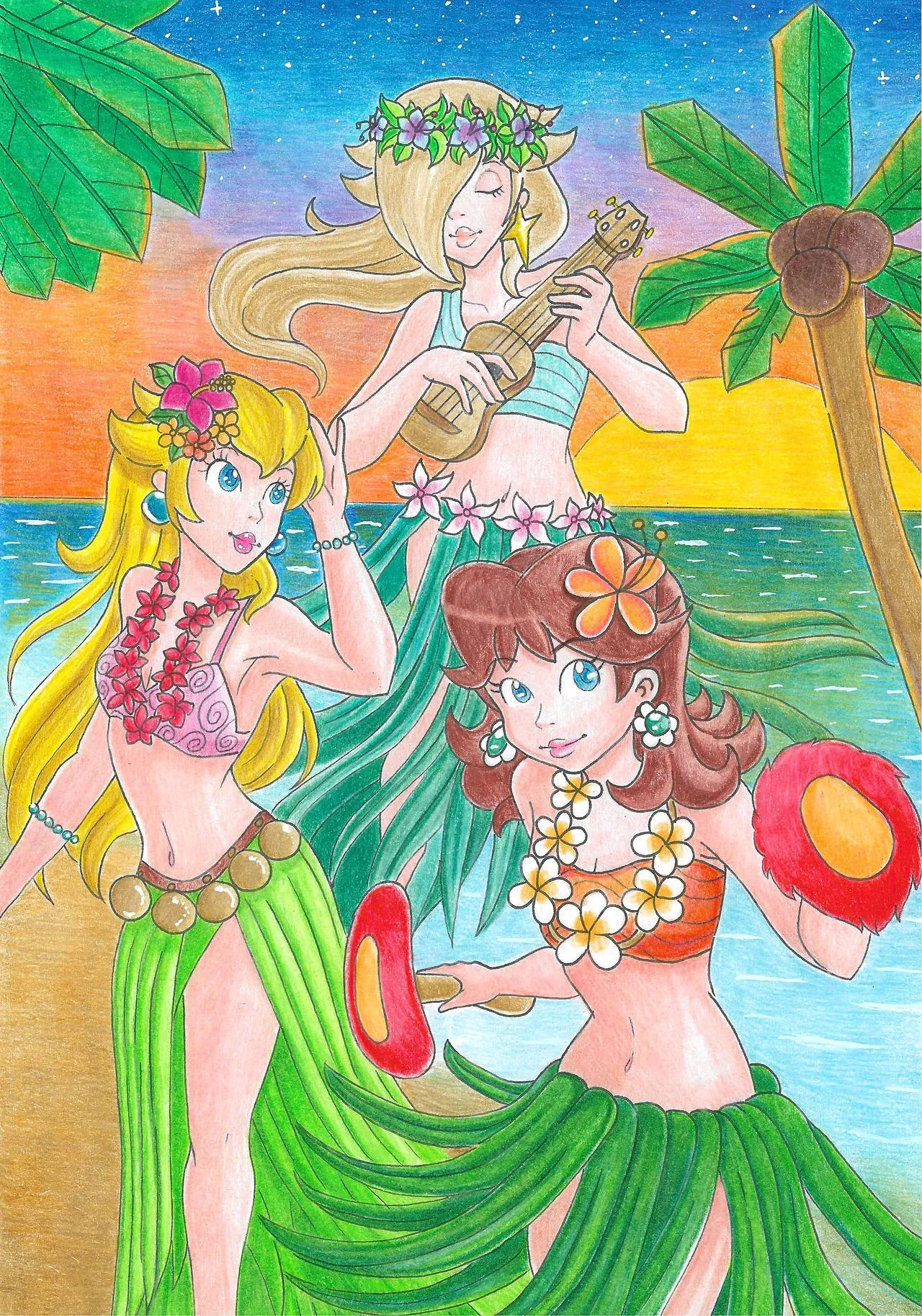 Tropical Girls (PrincessDaisy2000)