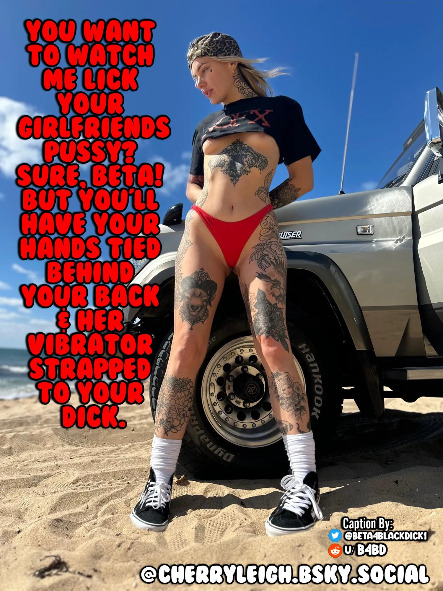 You wanna watch? this is her terms.