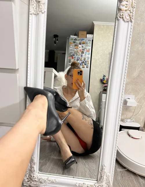 your dessert is served under my high school skirt