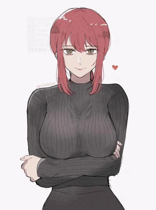 Black sweater Makima (US4MISAN)
