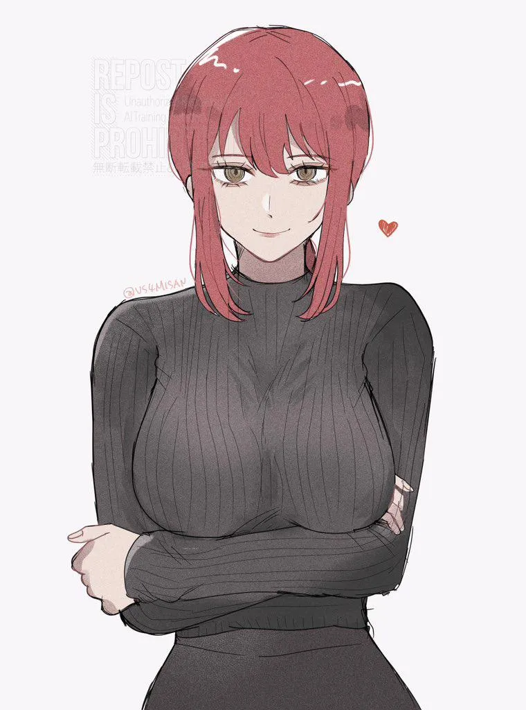 Black sweater Makima (US4MISAN)