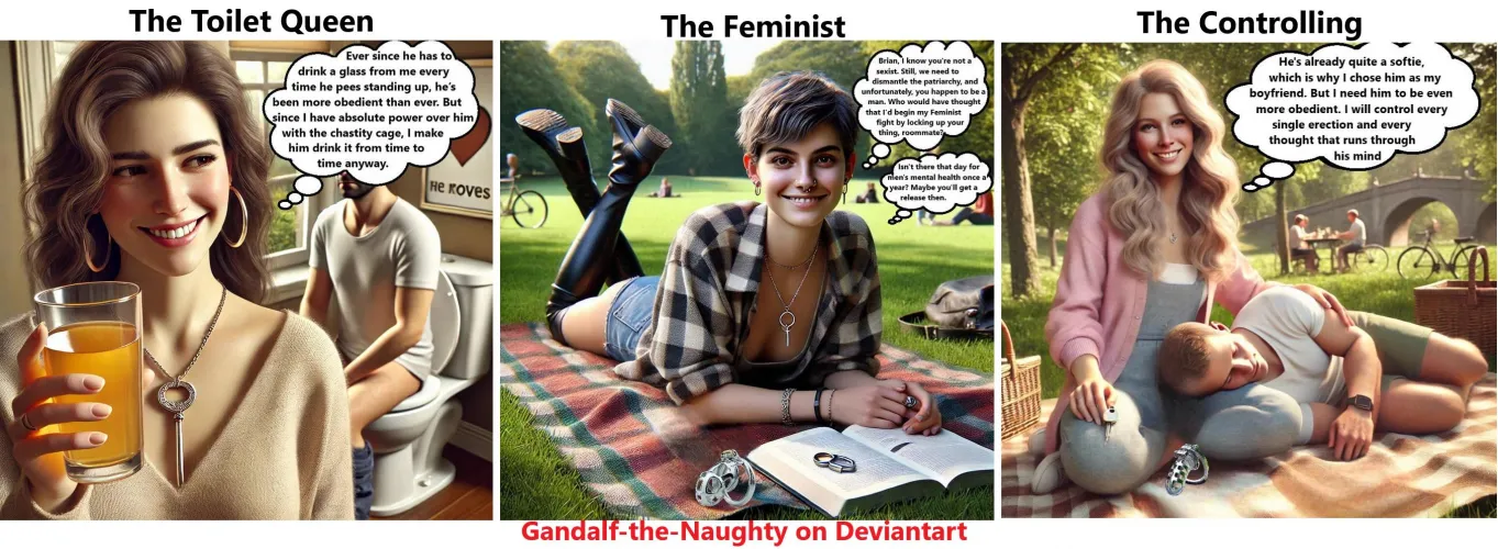 Choose your Keyholder 1/2/3 (Gandalf-the-Naughty on Deviantart)