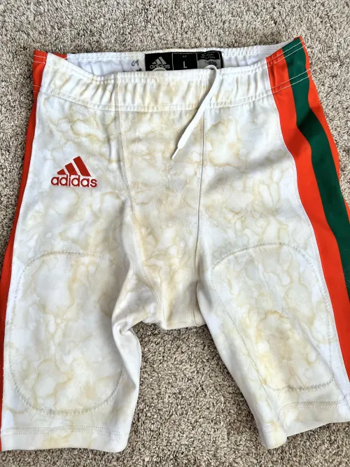 Cum football gear is the best