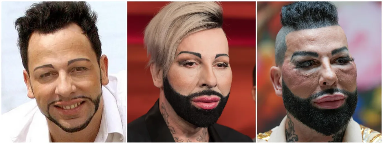 Famous German fashion designer - actually lovely person with sad trauma response 