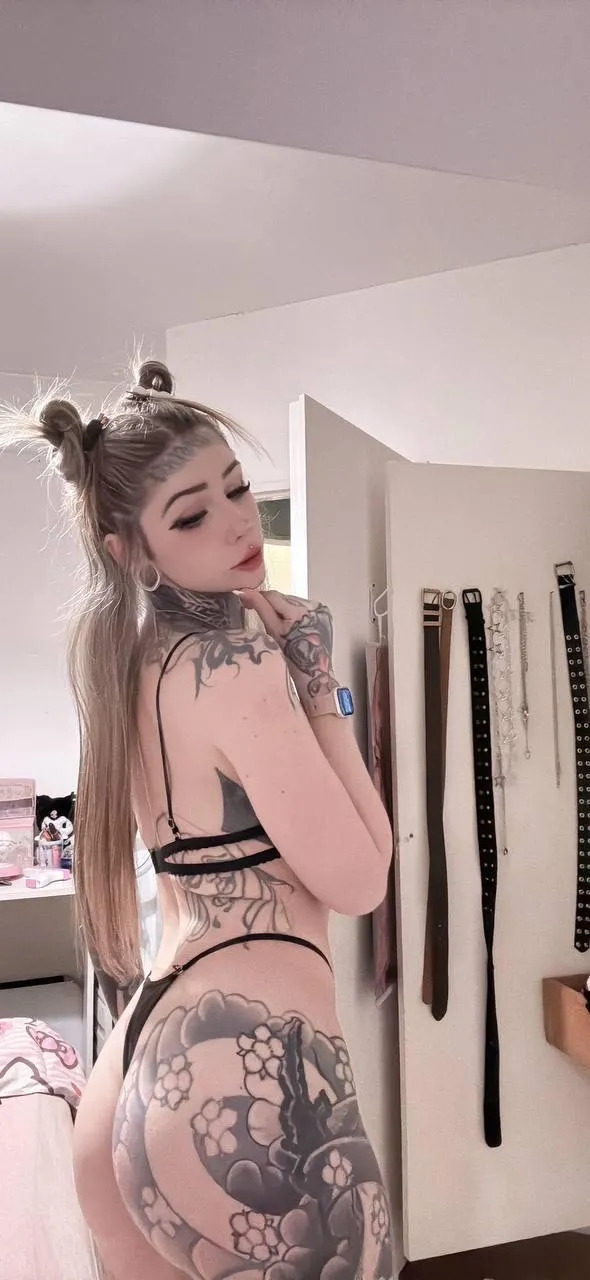 I love how my tattoos look on my butt