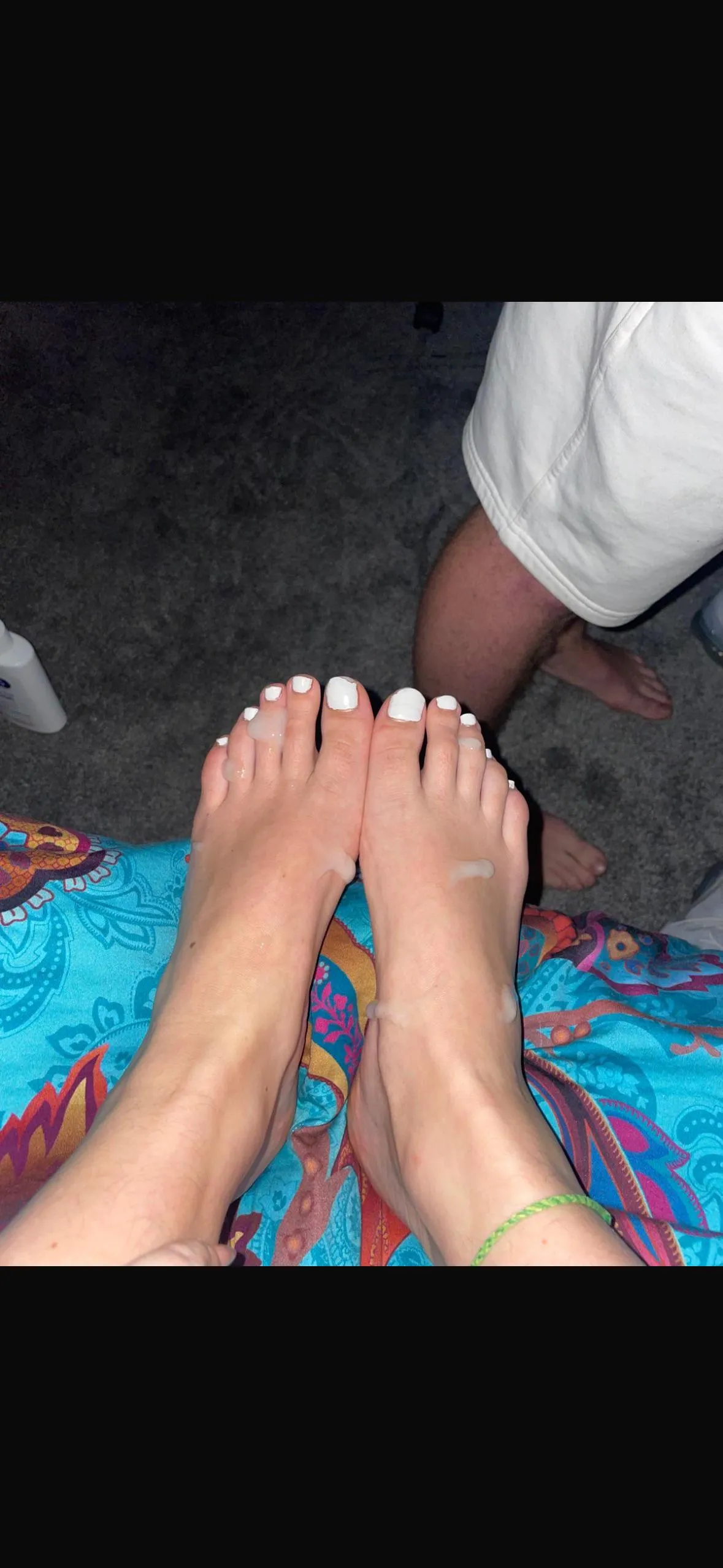 Step Sister Cum On Top Of Feet
