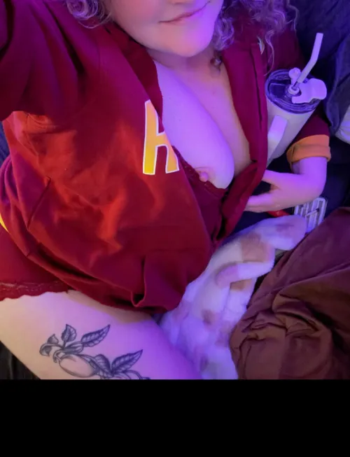 The wife supported us hard tonight. Great first season by JD