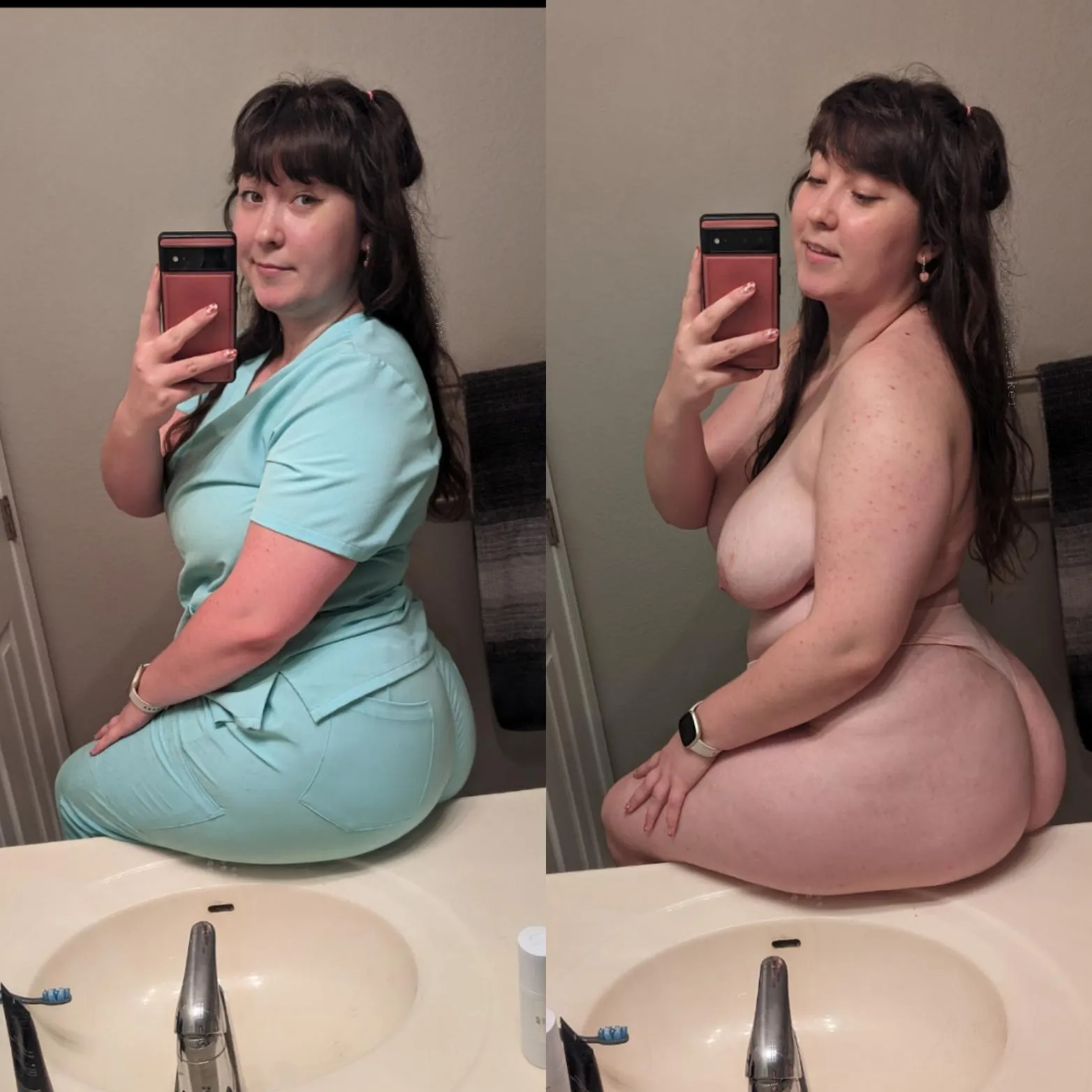 Do I look better in or out of scrubs?