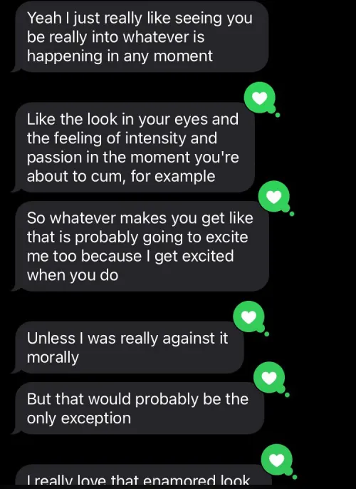 How do I Tell her this is what I want