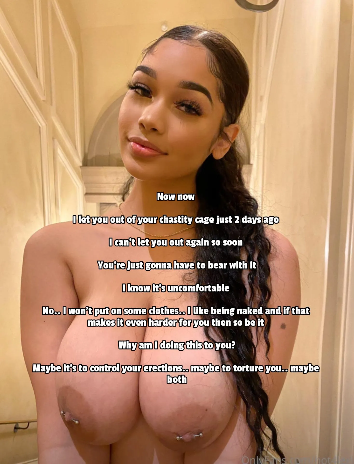 It's gonna be a while until she unlocks you again