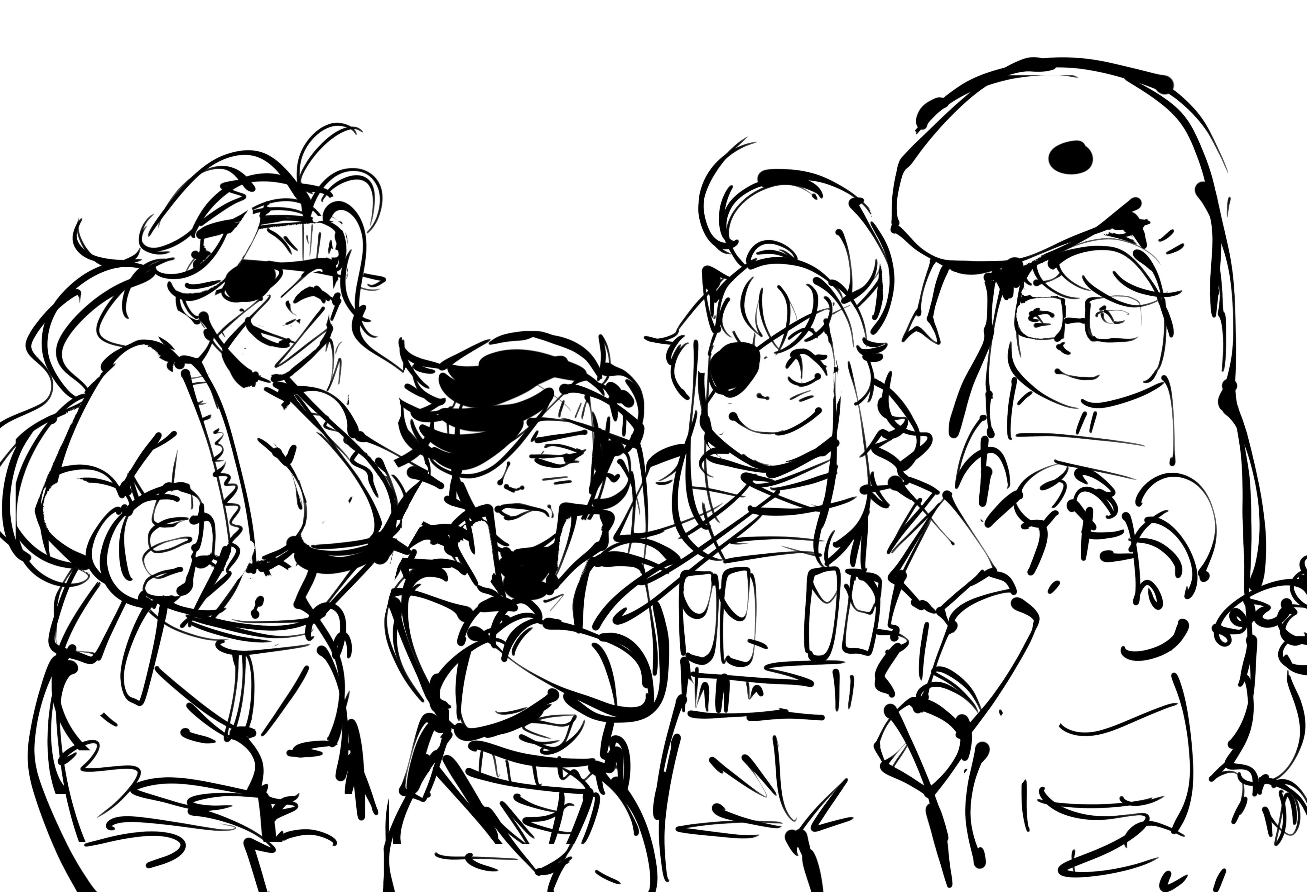 Party Games Girls as Snakes. (WIP)