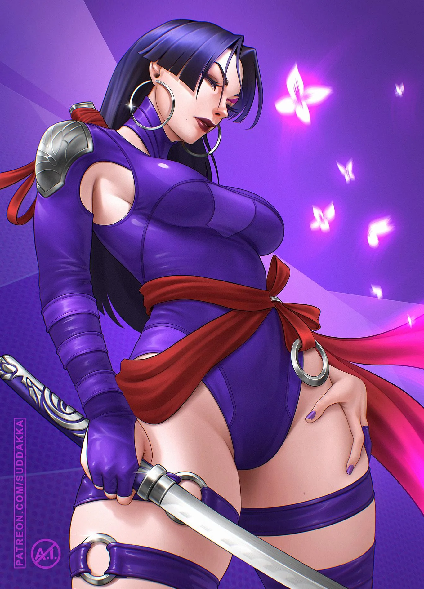 Psylocke fanart (Suddakka) [Marvel Rivals]