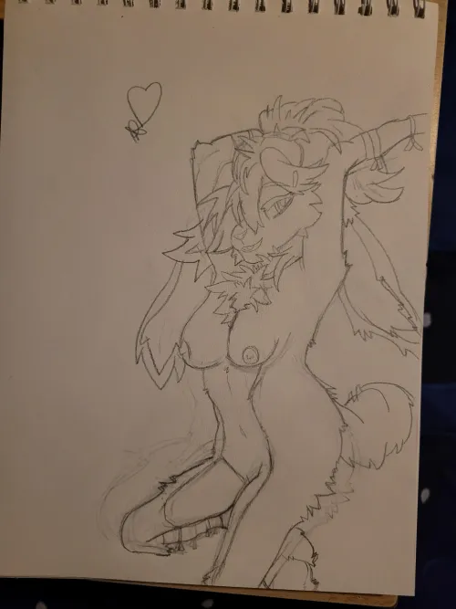 Quick sketch. Thought I'd show how it looks so far since I'm pretty proud of it! Finished project later this week. Own nothing drew for credit and all criticism is welcome!