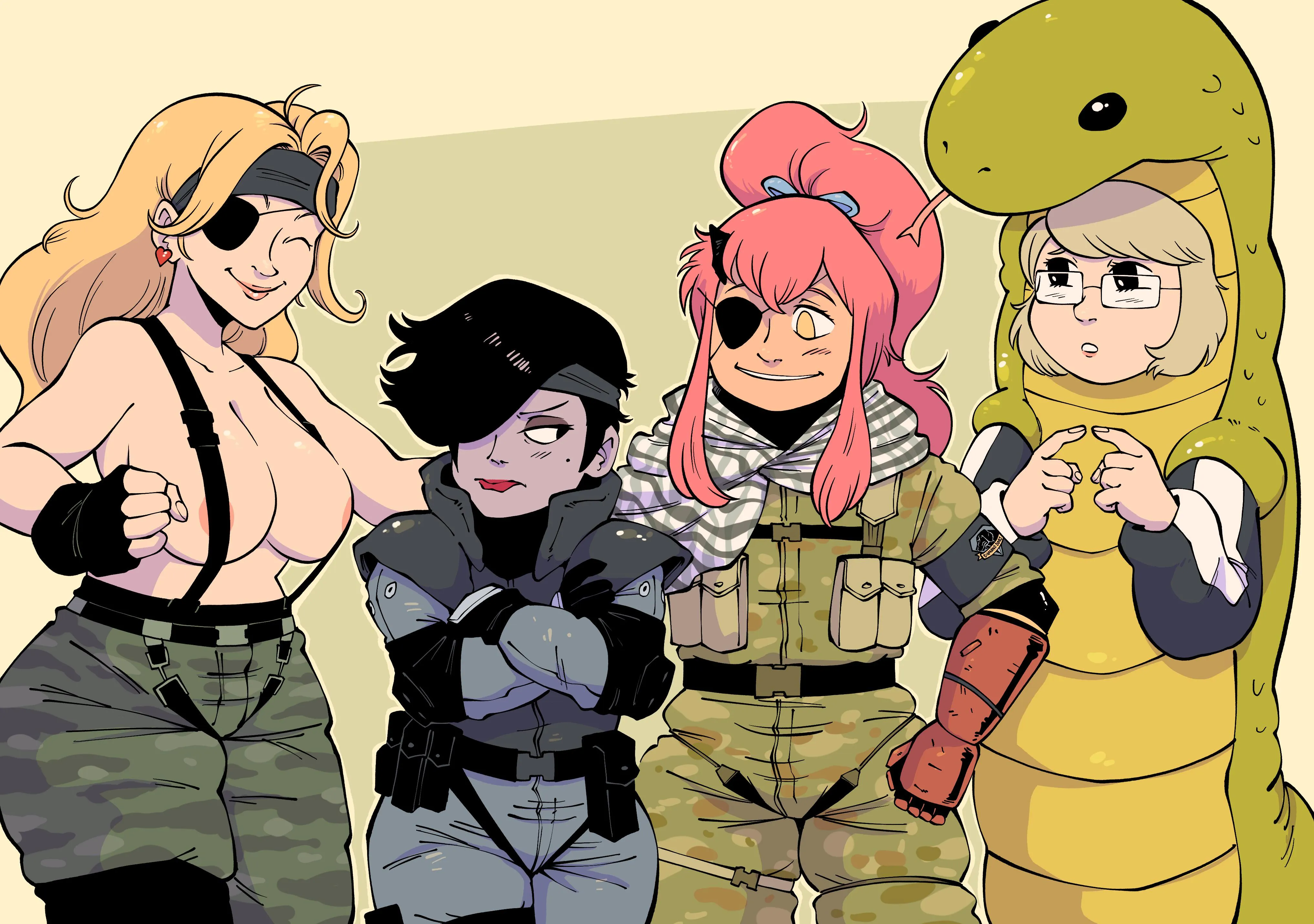 Stuffy Gear Solid: Marshmallows of the Patriots.