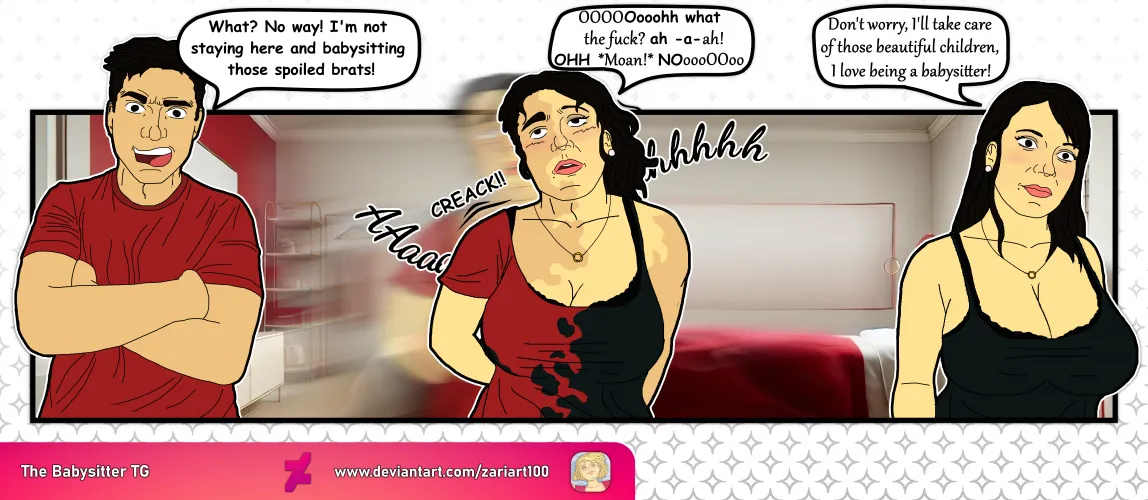 The babysitter TG TF - By Zariart