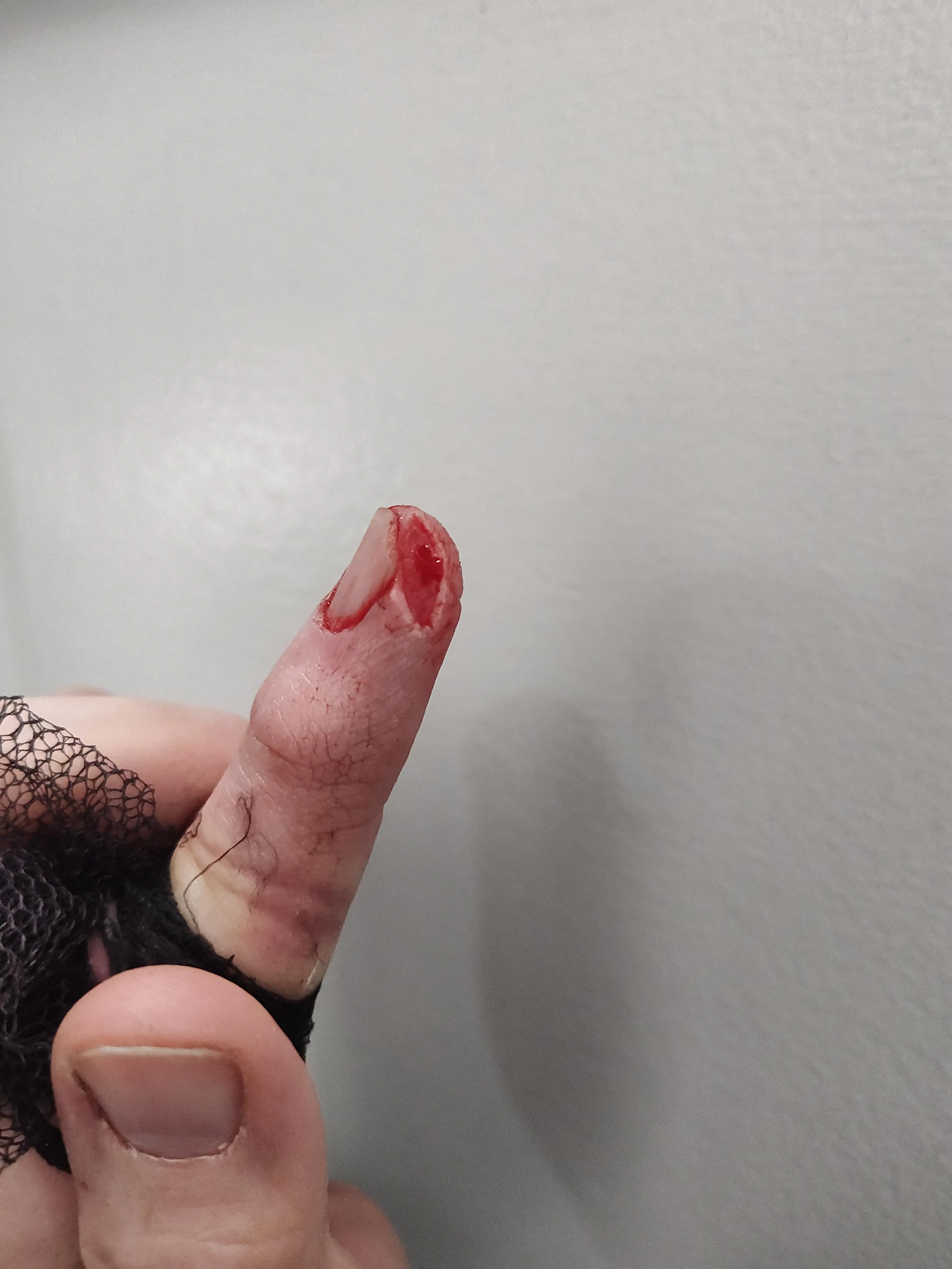 The knife skipped on my cutting board.