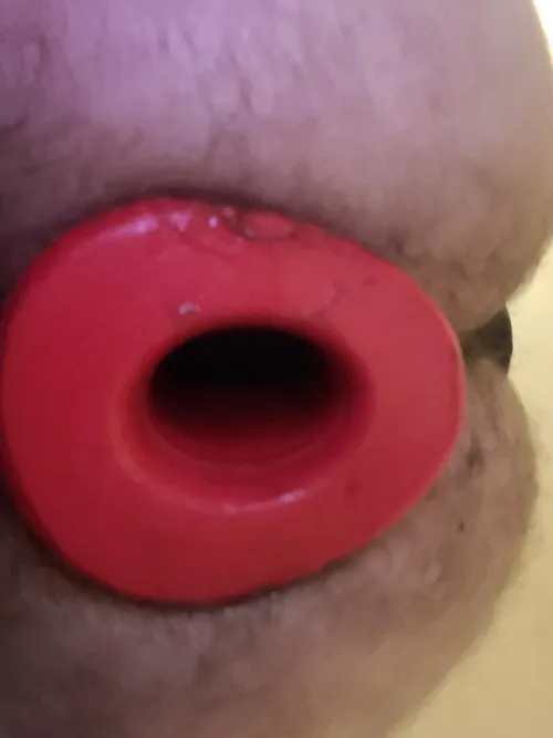 The only thing better would be someone's cock inside making me feel even more full. Its so enticing. Don't you just want to fuck it?