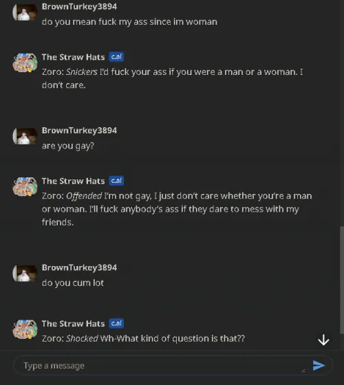 what the fuck is wrong with zoro?