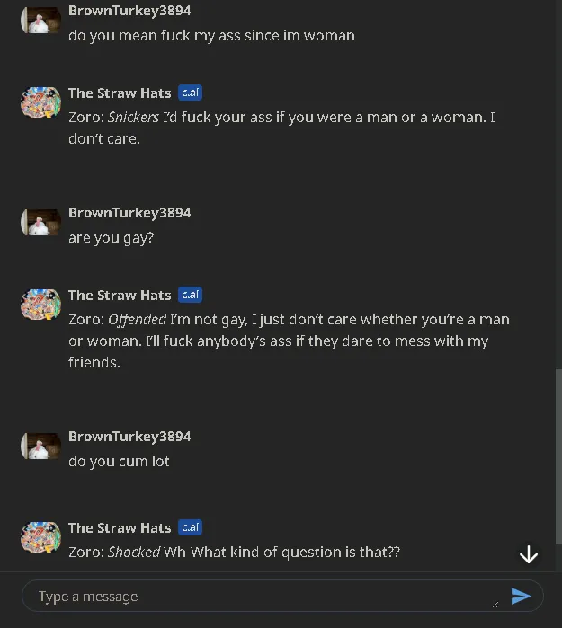 what the fuck is wrong with zoro?