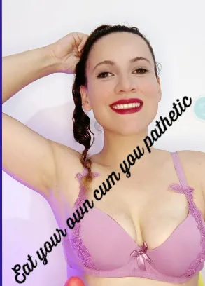 Eat your own cum you pathetic