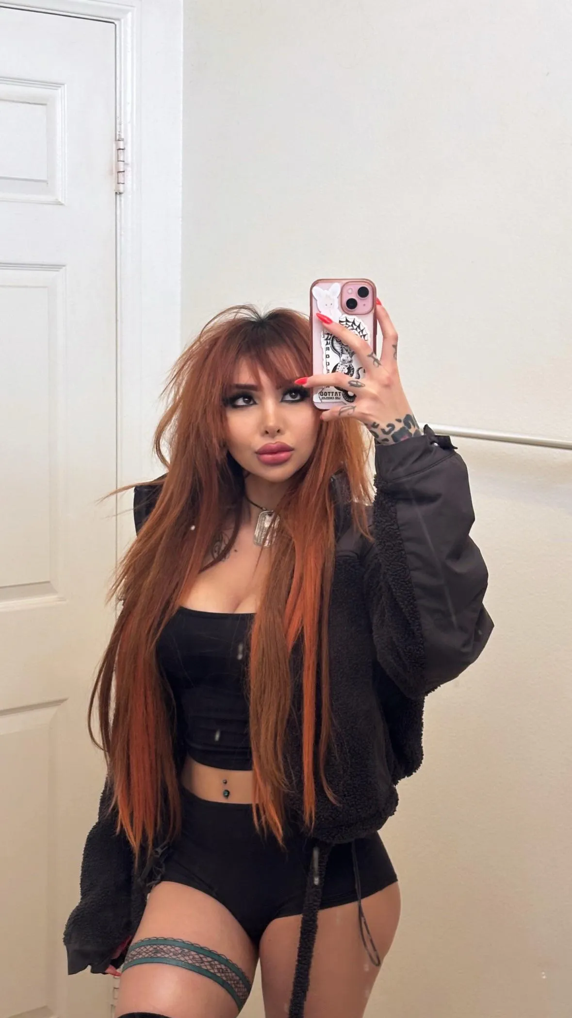 it’s never too chilly for tiny shorts when it comes to this doll