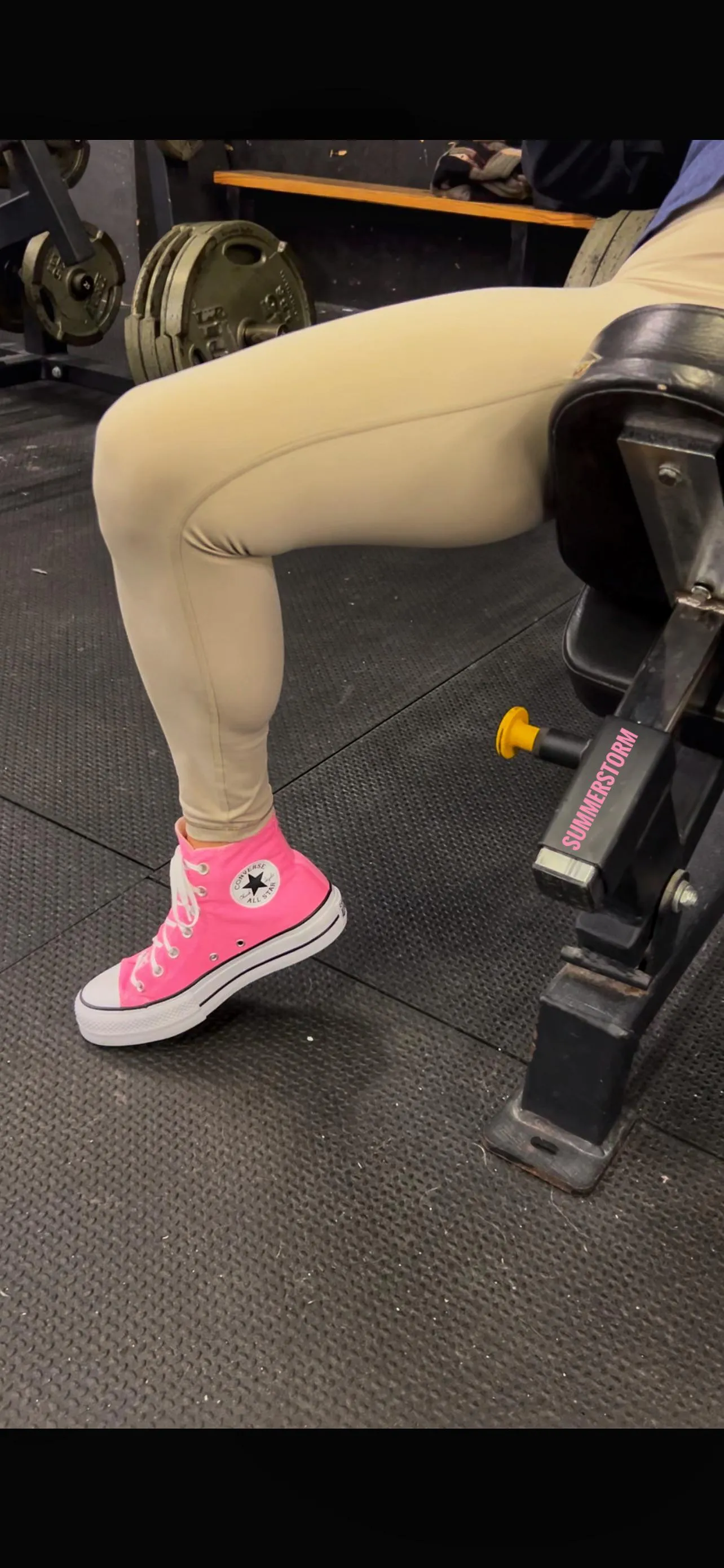 Training in my newest Chucks