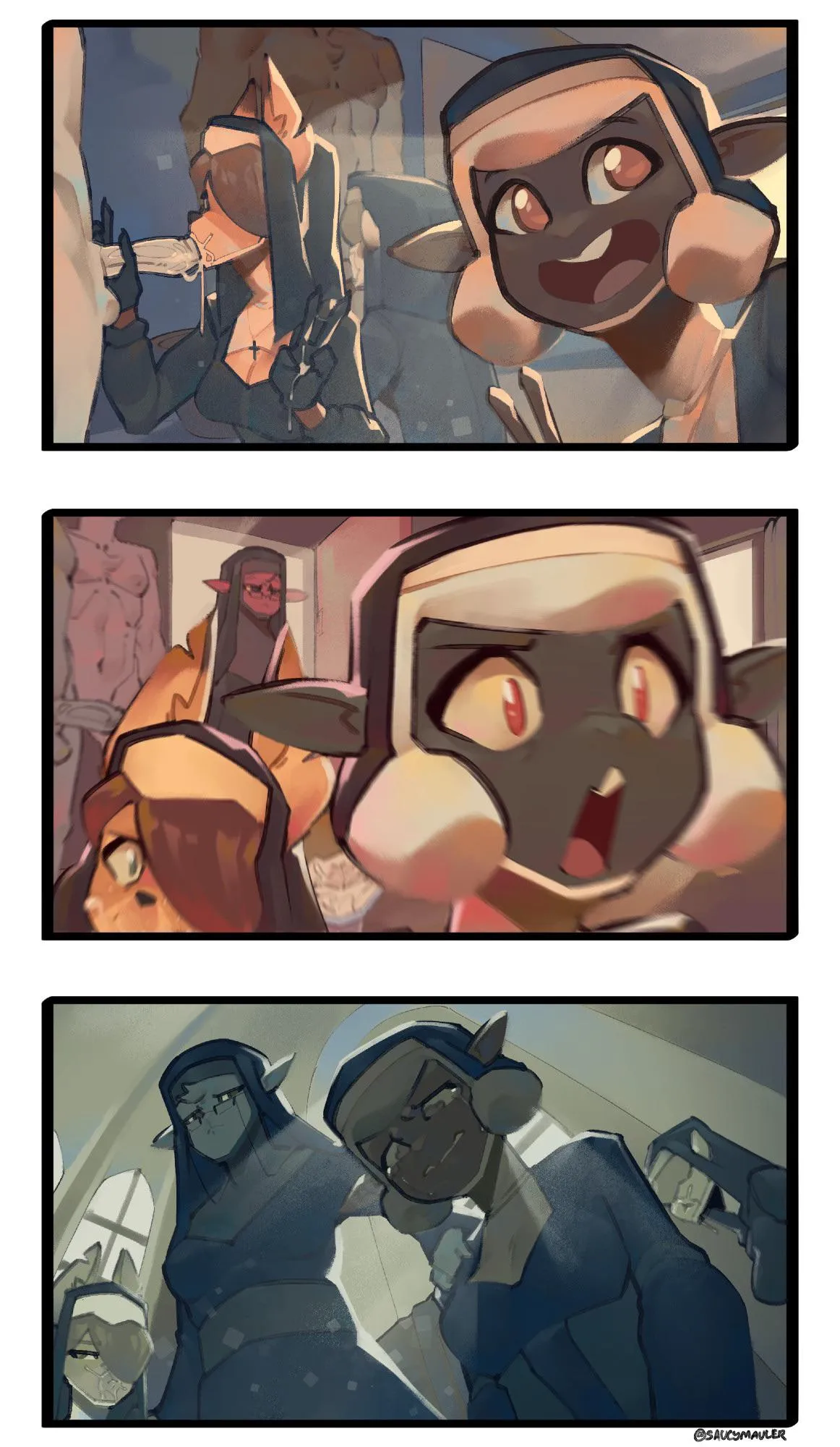 Don’t get caught! [MFF] (saucymauler)