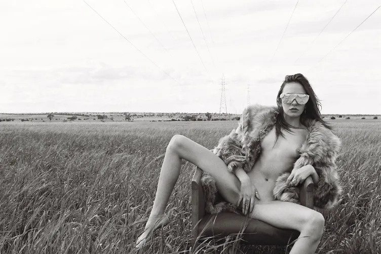 Field Day with Natasha (Nikon FM2)