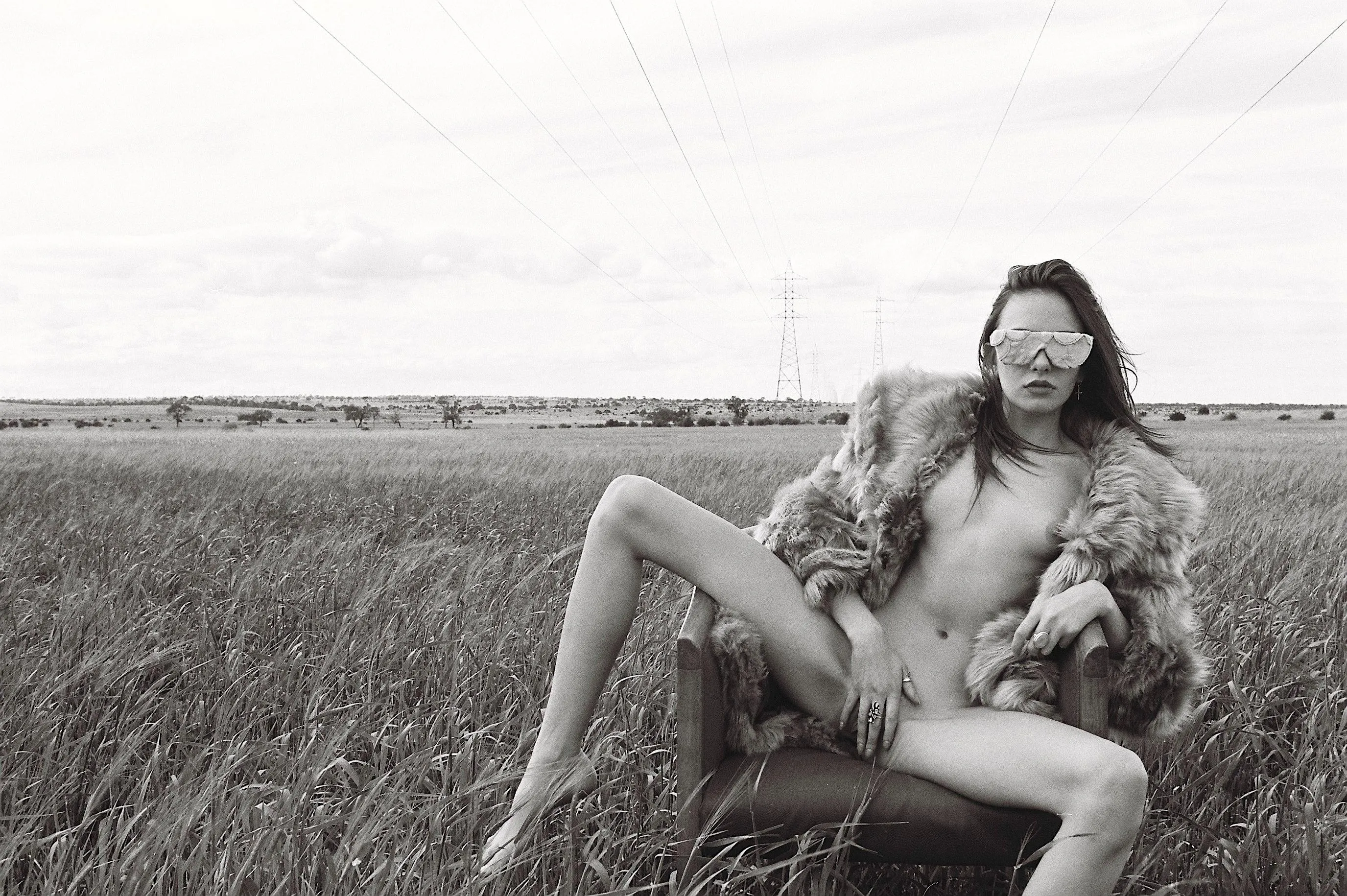 Field Day with Natasha (Nikon FM2)