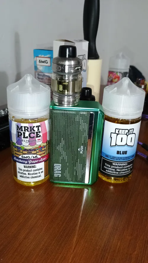 Fruity non ice juice? The MRKT PLCE juice was awesome the other is not.