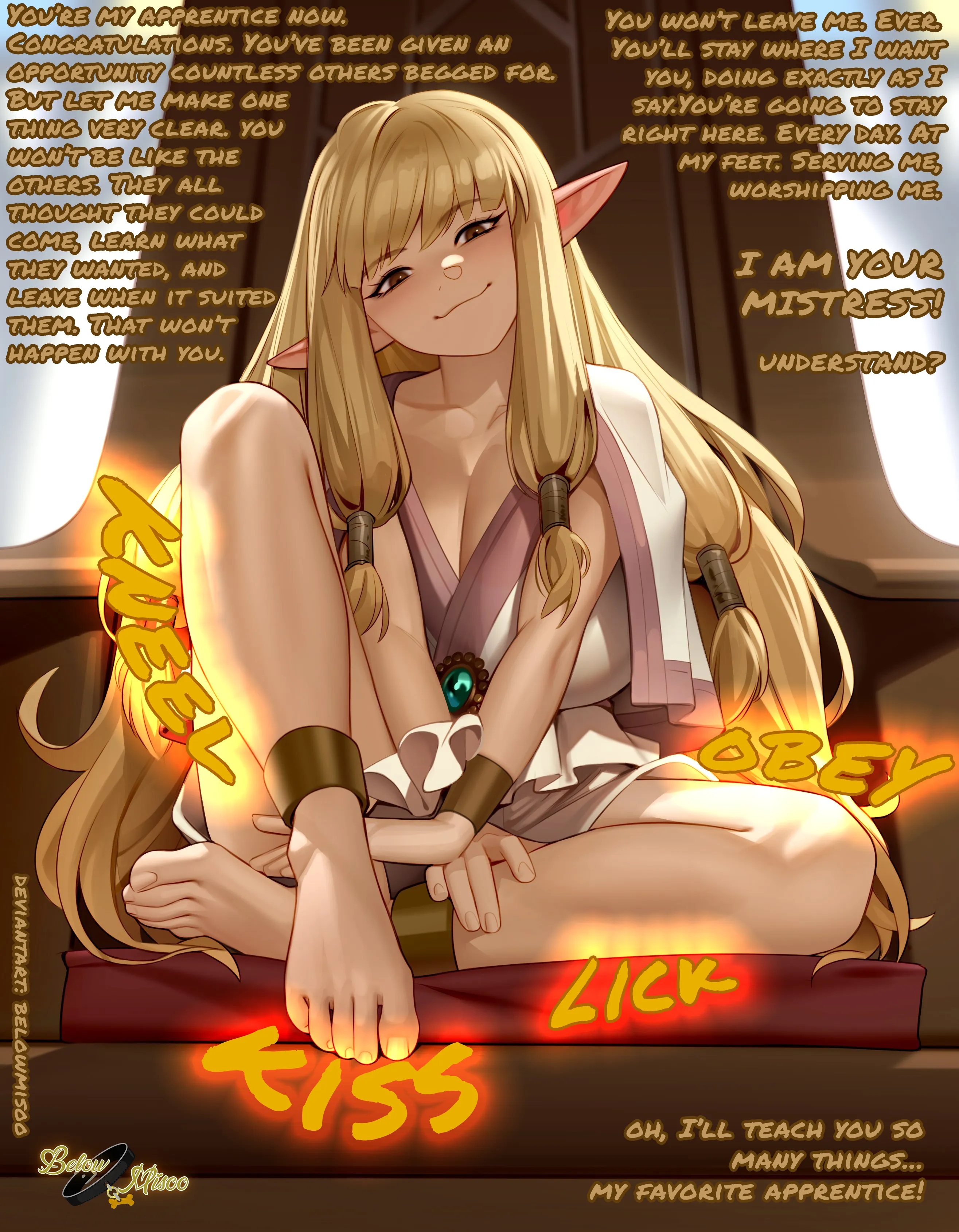 Her Favorite Apprentice [feet] [smell] [sweat] [dubcon] [mind break]